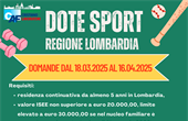 DOTE SCUOLA E DOTE SPORT 